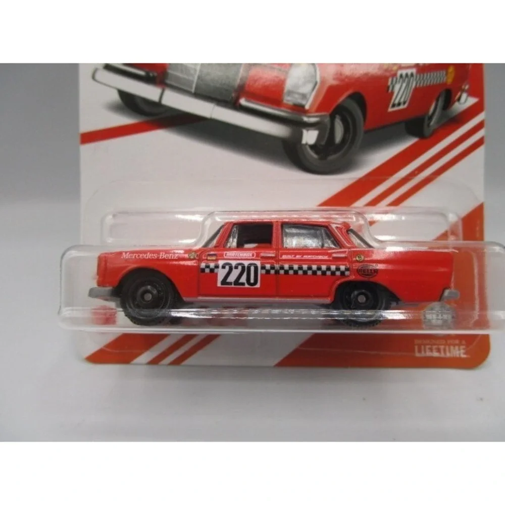 Matchbox Mercedes Benz 220 SE Sedan Target Red Edition Diecast Car Mattel 2023